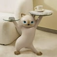 thumbnail image 3 of 23''H, Enchanting Cat Side Table, 3 of 8