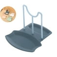 thumbnail image 1 of Dvruxg Dish Drying Rack Kitchen Organizer - Pot Lid Storage Shelf, Countertop Spoons Pad Bracket, Punch-Free Wall Mount Rack for Home Kitchen Accessories Tools, 1 of 3