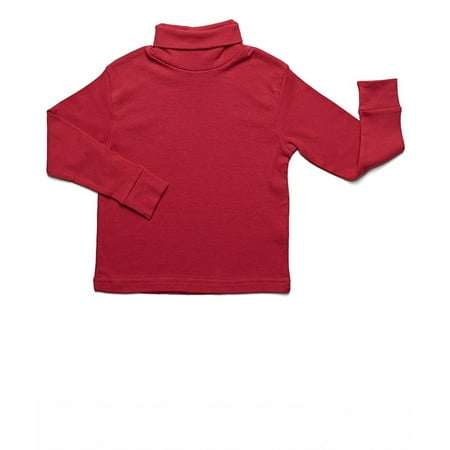 Leveret Solid Turtleneck 100% Cotton (12 Years,