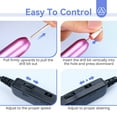 thumbnail image 7 of SAVILAND Portable Electric Nail Drill - 20000 RPM USB Electric Nail File with 7 Nail Drill Bits & 51 Sanding Bands for Nail Prep Acrylic Nails Dip Nails Gel Nails Home Salon Use, 7 of 7