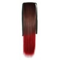 thumbnail image 2 of 55cm Colorful Horsetail Ponytail Straight Gradient Hair extension Cosplay party, 2 of 21