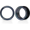 thumbnail image 1 of GHSDFBB 2PCS 316L Stainless Steel Two-Color Screw Tunnel Ear Plug Expander Stretcher Gauge 0G-1", 1 of 5