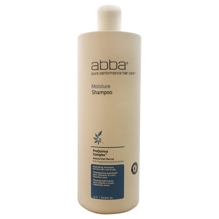 Abba Moisture Shampoo for Dry Hair & Scalp, 33.8 Fl