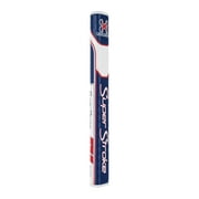 SuperStroke Traxion Flatso Golf Putter Grip, Red/White/Blue (Flatso 2.0) | Advanced Surface Texture that Improves Feedback and Tack | Minimize Grip Pressure with a Unique Parallel Design | Tech-Port