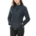 thumbnail image 2 of Women's Zip Stand Collar Lightweight Quilted Jacket, 2 of 7