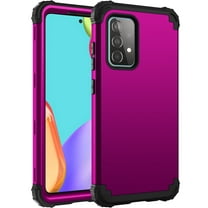 Samsung Galaxy A52 5G Case, Galaxy A52 Case, [NOT for A51] Allytech Dual Layers Wireless Charging Support Shockproof Anti-scratch Bumper Case Cover for Samsung Galaxy A52 5G, Purple