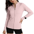 thumbnail image 6 of Sun Protection Clothing Women UPF 50+ Sun Shirt with Stand Collar Front Zipper Lightweight Jacket for Walking Workouts and Daily Wear, 6 of 7