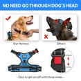 thumbnail image 2 of PoyPet Dog Harness No Pull,Adjustable Soft Padded Pet Vest with Easy Control Handle,No Choke Reflective Front Dog Harness for Small Medium Large Dogs,Blue L, 2 of 9