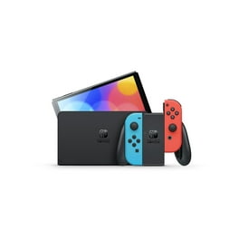 Nintendo Switch Console - OLED Model with Neon Blue and Red Joy