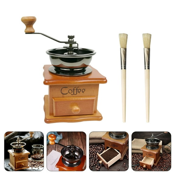 HOOWIFFY 1 Set Manual Coffee Grinder Hand Crank Mill With Core For Grinding Coffee Beans And Grains Present