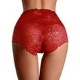 thumbnail image 4 of Sinhoon PLUS SIZE Women High Waist Sheer Lace Panties Knickers Thongs Underwear Gift, 4 of 5