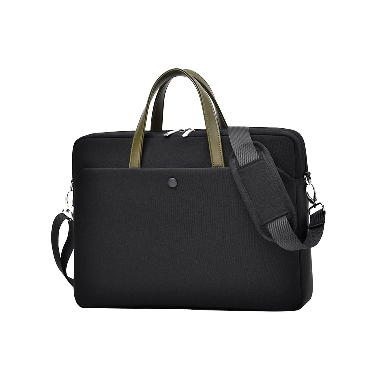 14 inch laptop bag messenger shoulder bag with shoulder strap and soft lining for 14 inch notebook or tablet, water travel work briefcase with extra storage pockets