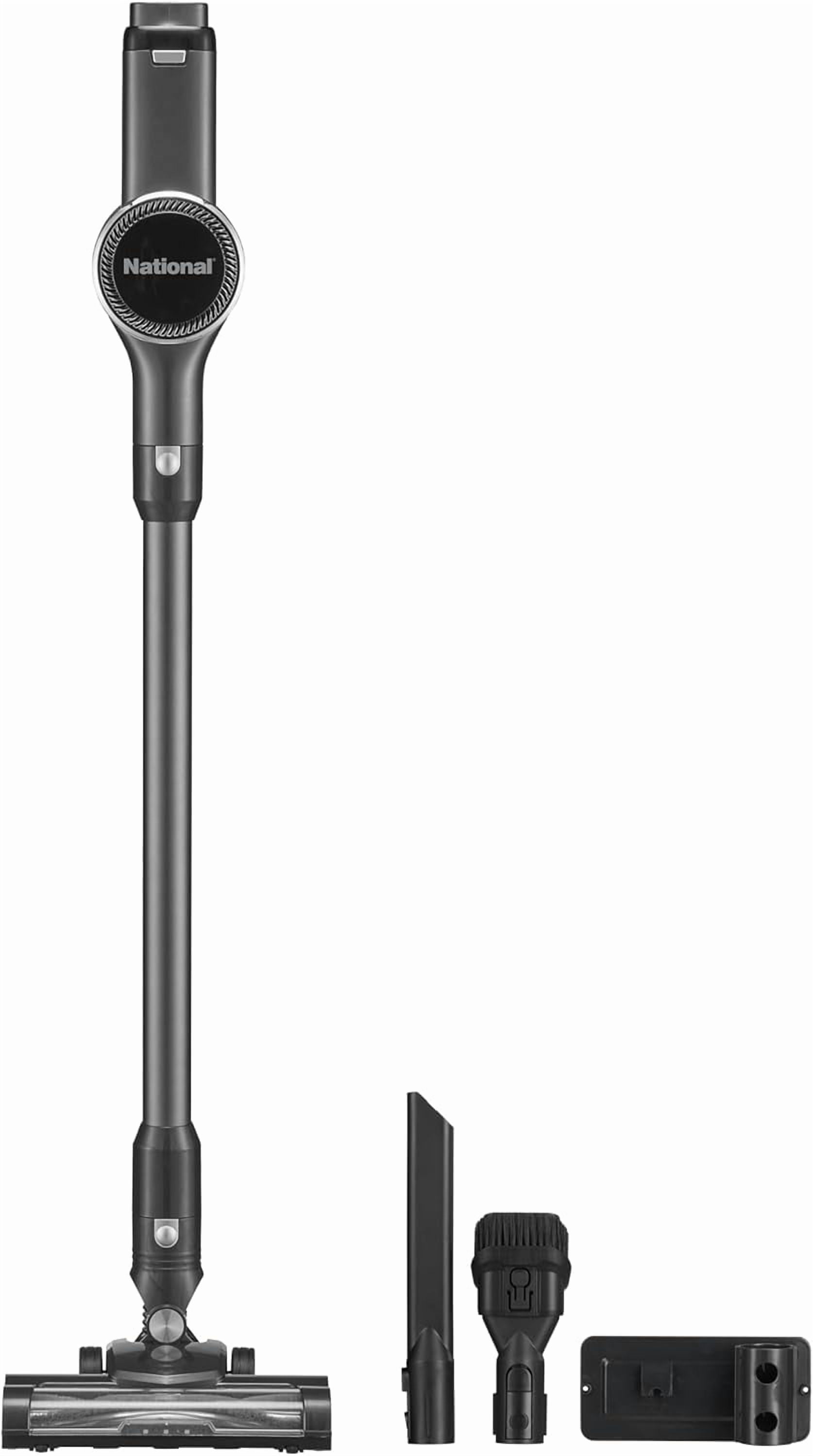 National NA-870V 2-in-1 Cordless Upright & Handheld Vacuum Cleaner, 22kPa Suction, 250W Motor, 35min Runtime, Washable Filter