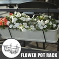 thumbnail image 3 of 2Pcs Balcony Hanging Planter Shelf Hanging Flower Pot Holder Railing Plant Hanger for Fence, 3 of 8