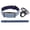 Blue, variant on YAHHU Smart Health Bracelet All Day Monitoring 1ATM Water Proof 127 Sport Modes Adjustable Wearable Bracelet Rosy Pink (1.5 inches / 3.8 cm)