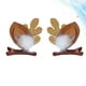 thumbnail image 2 of EeaseMX Cornamenta de peluche con pompón, pinzas para el pelo, pasadores, accesorios para el pelo para fiestas infantiles (dorado), 2 of 7