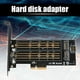 thumbnail image 4 of Adaptador Dual M.2 PCIe PCIE 30 X4 a M.2 M + Likrtyny B Key controlador tarjeta de expansión, 4 of 9