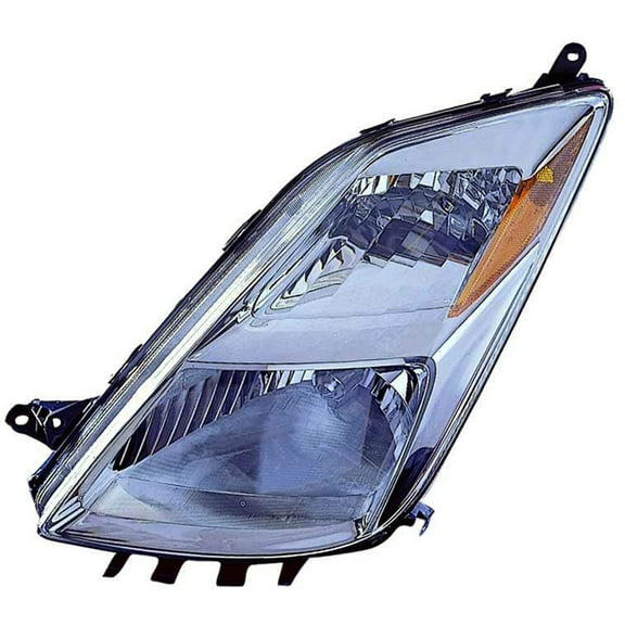 KAI New CAPA Certified Standard Replacement Driver Side Headlight Lens And Housing, Fits 2004-2006 Toyota Prius