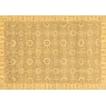 thumbnail image 1 of Ahgly Company Indoor Rectangle Abstract Brown Modern Area Rugs, 5' x 8', 1 of 4