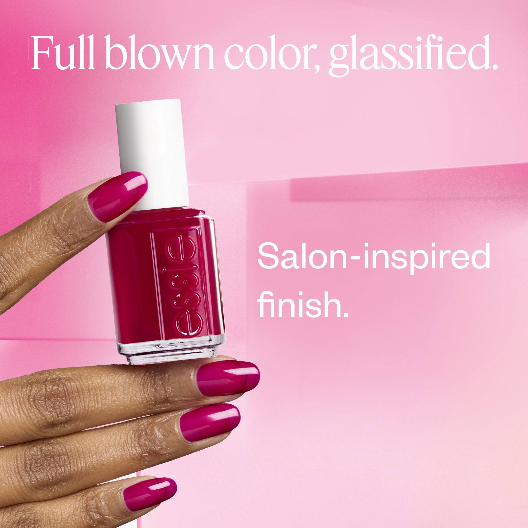 essie Nail Art Studio essie Glass Nails, Nail Polish, Fuschsia, Highballer, 0.46 fl oz