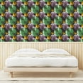 thumbnail image 3 of Ambesonne, Nature Peel & Stick Wallpaper for Home, Abstract Moth Sketchy Print, 13"x72", Orange Pale Lilac, 3 of 5