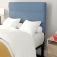 thumbnail image 3 of Flash Furniture Paxton Collection Twin Modern Fabric Upholstered Headboard, Blue, 3 of 12