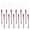 B, variant on Christmas Icicle Ornaments, 12 Pack Clear Crystal Hanging Tree Decorations, Shatterproof Winter Party Supplies, 6.5 in