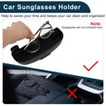 thumbnail image 4 of Estuche para Gafas de Sol de Coche Unique Bargains para Peugeot 308 2014-2026 Caja de Almacenamiento para Gafas de Sol ABS Negro 1 Juego, 4 of 7