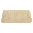 thumbnail image 1 of Africa Fun Text Wood Shape Unfinished Piece Cutout Craft DIY Projects - 4.70 Inch Size - 1/8 Inch Thick, 1 of 7