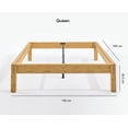 thumbnail image 5 of Base De Cama Luuna | Madera De Bambú Queen marron claro, 5 of 5