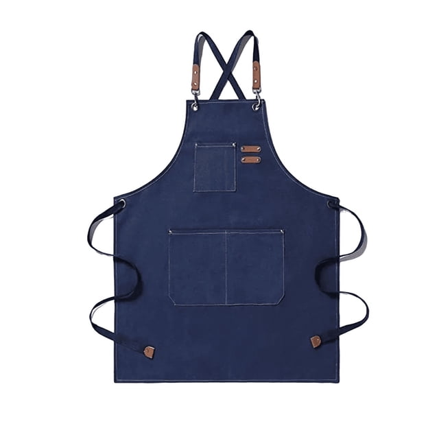 Mandil Lab.G Delantal Ajustable Impermeable Multiusos para Cocina Azul