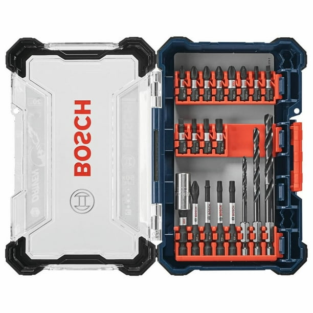 Juego de taladros de impacto BOSCH Driven DDMSD20 con 20 piezas y estuche