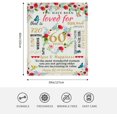 thumbnail image 3 of LHSHID 60th Birthday Gift for Women Happy 60 Year Old Gift Blanket 60th Birthday Gift Ideas for Her 60th Birthday Decorations for Women Mom Wife Sister Friends 30"x40", 3 of 8