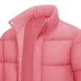 thumbnail image 6 of UVEASISHA Down Coats for Men Fashion Full Zip Stand Collar Puffer Jackets Solid Casual Windproof Insulated Parkas Thick Warm Snow Coat with Pockets Pink S, 6 of 6