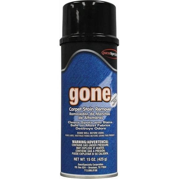 Questspecialty Gone Carpet Stain Remover Spray Sigle Can 15 Oz