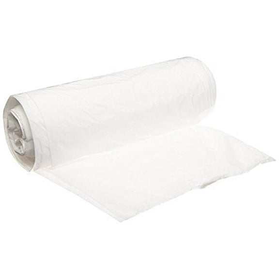 20 - 30 Gallon Trash Bags (PACK OF 200) Linear Low Density Bright White Garbage Bags by Aluf Plastics - Great for Home, Kitchen, Bathroom, Hospitality, Healthcare, Office, and more