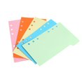 thumbnail image 3 of Dosaele 5Pcs Refills 6 Hole Blank Colorful Paper for A5 A6 Loose Leaf Binder Notebook, 3 of 10