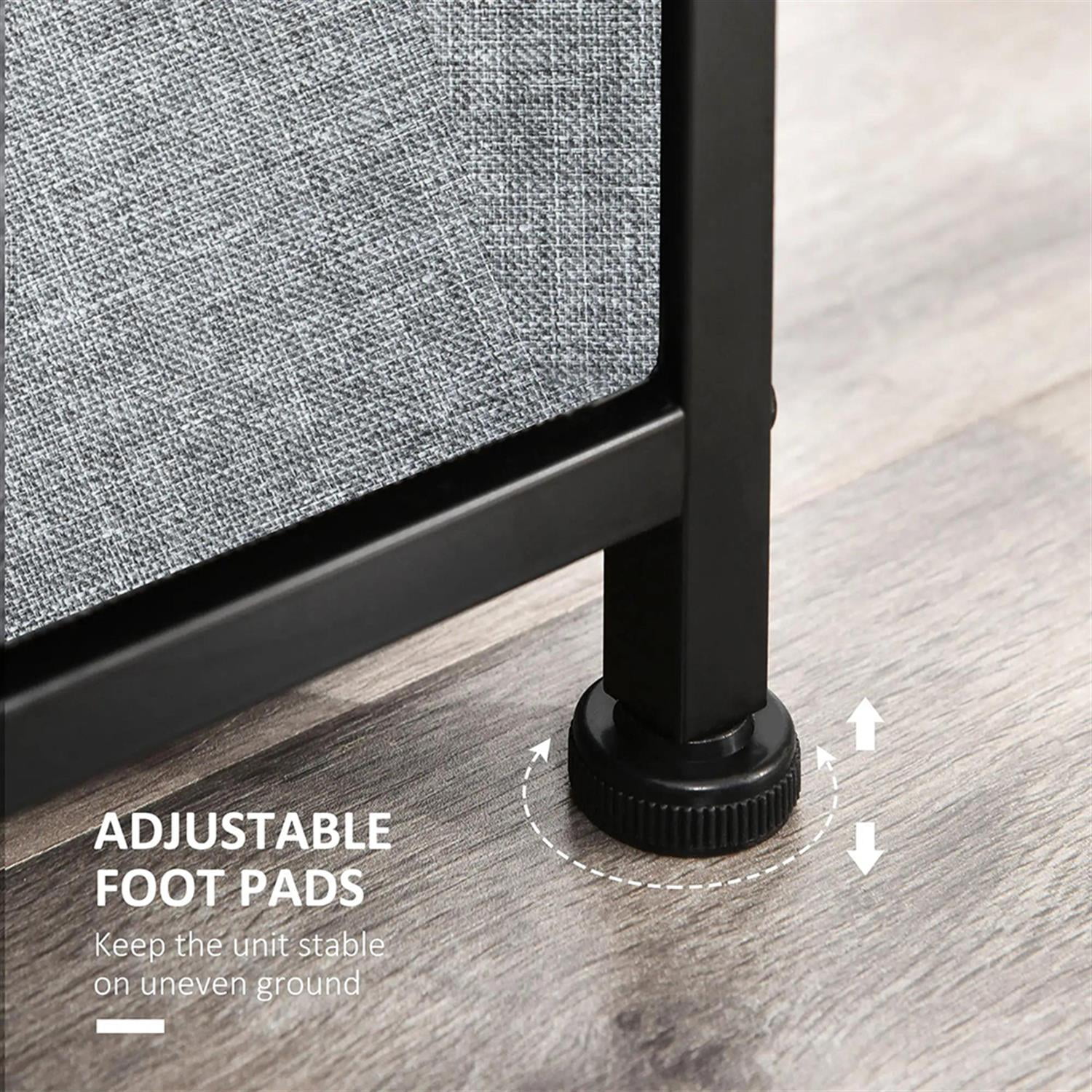 Demi Bonn Kitchen Floor Storage Cabinet, Freestanding Kitchen Pantry Cabinet with Charging Station, 2 Tilt Out Cabinets, Microwave Stand, White