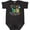 Black Leopard, variant on Inktastic Cute First Birthday Monster 1 Year Old Boys or Girls Baby Bodysuit