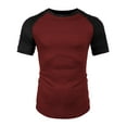 thumbnail image 3 of COOFANDY Mens Muscle Tshirts Fashion Raglan Sleeve Baseball Tee Shirt, 3 of 7