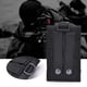 thumbnail image 3 of Riñonera táctica para teléfono móvil, de camuflaje, para deportes al aire libre, ajustada, para hombre, bolsa de tela Oxford impermeable y multifuncional, color negro, 3 of 8