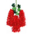 thumbnail image 1 of Tira de flores decorativas para boda, flor artificial, frijol de glicina, flor de glicina, pasillo de glicina, flor de glicina artificial larga, 1 of 4