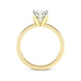 thumbnail image 4 of 4 Carat IGI Certified Pear Shape Lab Grown Diamond Engagement Ring | 14K Yellow Gold |Charm Of Love Eternity Diamond Ring | FG-VS1-VS2 Quality Friendly Diamonds, 4 of 4