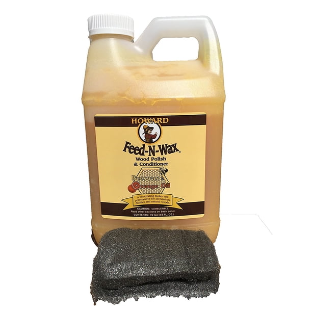 Howard FeedNWax Restorative Wood Furniture Polish and Conditioner 64