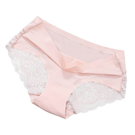 GENGING Panties for Women Women s Mid Waist Sexy Roll Back Clearance Items Comfortable Breathable Plus Size Womens Briefs Women s Briefs