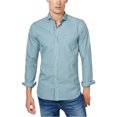 thumbnail image 1 of Hugo Boss Cattitude - Camisa con botones para hombre, color verde, grande Hugo Boss Botones al frente, 1 of 1