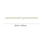 thumbnail image 2 of 1.1m Flat Glitter ShoeLaces Colored Flat Shoestring Bootlaces for Shoes Sneakers (Golden), 2 of 3