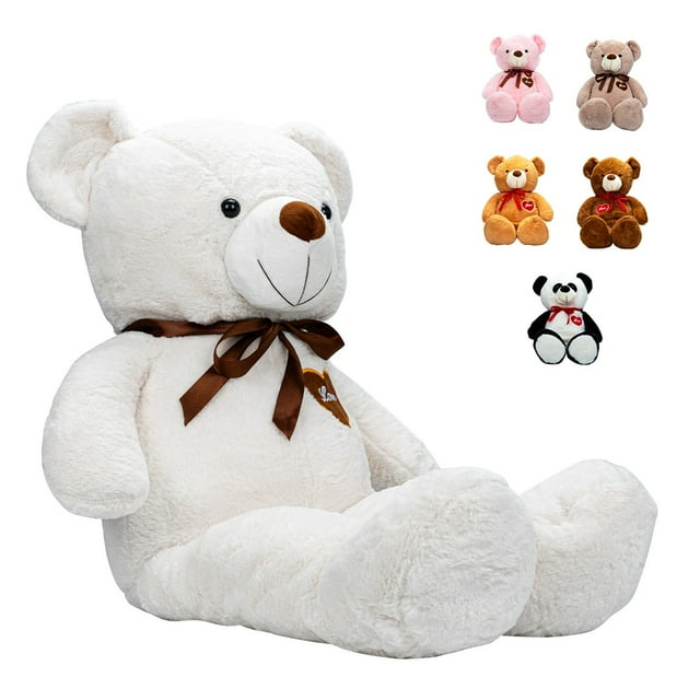 Oso De Peluche Teddy Grande Abrazable Corazón 1 Metro