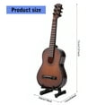 thumbnail image 3 of Small Classical Guitar Model Handcrafted Collectible with Display Stand Suitable for Home and Decorating, 3 of 9