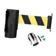 thumbnail image 2 of Abbracc Wall Mount Retractable Belt Barrier Crowd Control Barrier Queue Line Divider for 2 m, 2 of 9
